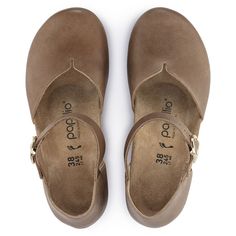 Mary Ring-Buckle Natural Leather Birkenstock Women, Pu Heels, Leather Wedge Sandals, Shoes Woman, Sandals For Sale, Soft Natural, Girls Sneakers, Leather Wedges, Sneaker Heels