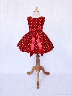 Minnie Mouse Inspired Red White Polka Dot Knee Length Gown Junior Infant Birthday Party Holiday Easter Christmas Pageant Spring Fall Summer - Etsy Red Sleeveless Princess Dress For Pageant, Red Princess Dress For Dress-up Party Season, Fitted Red Princess Dress For Birthday, Red Fitted Princess Dress For Birthday, Red Holiday Dress With Red Bow, Holiday Red Dresses With Red Bow, Fitted Princess Dress For Christmas Birthday, Red Princess Dress For Party Season, Red Princess Dress For Holiday Party Season