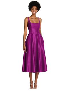 Bridesmaid dresses and formal gowns; plus perfectly color-matched accessories including men's ties. View the collection, locate a retailer. Satin A-line Dress With Box Pleat, Satin A-line Midi Dress For Wedding Guest, Prom Midi Dress With Lined Bodice, Evening Midi Dress With Box Pleat, Midi Dress With Lined Bodice For Prom, Satin Midi Dress With Pleated Bodice, A-line Midi Dress With Pleated Bodice For Prom, Silk Midi Dress With Fitted Bodice For Prom Season, Silk Midi Dress With Fitted Bodice For Prom