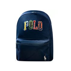 Ralph Lauren Polo Backpack In Navy Brand New Smoke Free/Pet Free Home Feel Free To Check My Closet For Other Cosmetic Bags In A Variety Of Brand, Color, And Design. Casual Backpack With Embroidered Logo, Standard Backpack With Logo For Travel, Multicolor Travel Bag With Logo, Blue Travel Bags With Logo, Blue Travel Bag With Logo, Blue Logo Travel Bags, Logo Travel Backpack, Everyday Blue Bag With Embroidered Logo, Everyday Blue Bags With Logo