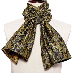 Brand:BarryWangSize:63in*20in(160cm*50cm)Material: SilkName:Men's ScarfFree Shipping Mens Silk Scarves, Paisley Scarf, Satin Scarf, Paisley Shirt, Paisley Scarves, Scarf Shirt, Scarf Material, Scarf Fashion, Silky Dress