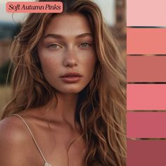 Soft Autumn: The Ultimate Guide - Gabrielle Arruda Muted Autumn Makeup, Best Hair Color For Soft Autumn, Soft Autumn Summer Outfits, Dark Autumn Lipstick, Soft Autumn Makeup Looks, Autumn Lipstick Colors, Soft Autumn Hair Color, Soft Autumn Color Palette Outfits, Soft Autumn Outfits