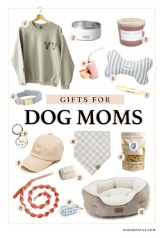 gifts for dog moms with the title overlaying it's top photo