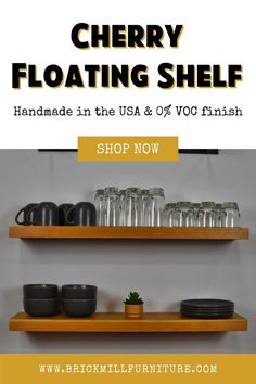 Cherry Floating Shelf, solid wood floating shelf, floating wall shelf, home decor, wall shelf, floating shelf, floating shelves Unique Shelf, Floating Wall Shelf, Shelf Floating, Unique Shelves