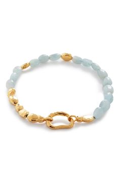 Monica Vinader Keshi Pearl Bracelet | Nordstrom Keshi Pearl Bracelet, 18k Gold Bracelet, Monica Vinader, Keshi Pearls, Best Practices, The Butterfly, Recycled Sterling Silver, Luxury Brands, Gemstone Bracelets