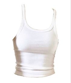 90s Sketchers, Crop Top Tees, Ribbed Crop Top, White Sleeveless, Strap Tops, White Crop Top, Sleeveless Tank Top