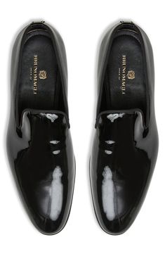 A glinting bit elevates a casual moc-toe loafer set atop a leather-lined footbed and grippy rubber sole. Slip-resistant sole Leather upper and lining/rubber sole Made in Italy Bit Loafers, Bruno Magli, Minimalist Silhouette, Loafers Men, High Gloss, Patent Leather, Rubber Sole, Leather Upper, Loafers