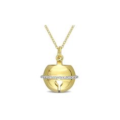 This sumptuous lock charm with chain is crafted in lustrous yellow plated sterling silver. This mesmerizing charm showcases 25 accent diamonds (0.07 carat (ctw) with yellow plated silver chain. Lock Charm Pendant Necklace in Yellow Plated Sterling Silver with Chain Size: one size.  Gender: female.  Age Group: adult. Yellow Plates, Chain Lock, Charm Pendant Necklace, Charm Pendant, Gender Female, Womens Watches, Silver Chain, Womens Necklaces, Silver Plate