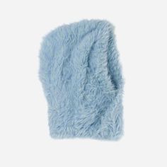 Our blue faux fur balaclava winter hat for women. balaclava outfit winter, balaclava aesthetic for women