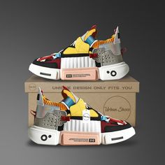 Multicolor Shoes, Urban Shoes, Own Style, Grey Shoes, Urban Style, Modern Fashion, Urban Fashion, Focus On, E Design