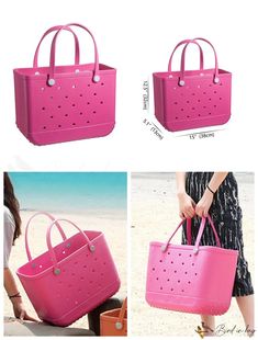 BirdinBag – Waterproof Beach Bag: Portable Handbag for Outdoor Sports, Durable Eva Camping Bag for Storage & Shopping – Bird in Bag Portable Tote Bag For Outdoor, Pink Packable Bags For Outdoor, Pink Packable Outdoor Bags, Pink Waterproof Shoulder Bag For Daily Use, Pink Outdoor Tote Shoulder Bag, Pink Tote Bag For Outdoor, Casual Waterproof Rectangular Bag, Pink Waterproof Outdoor Bag, Large Capacity Pink Outdoor Bag