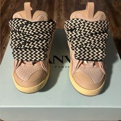 Lanvin Curb Sneakers Size 36 Worn Once Comes With Box Color: Pink Lanvin Curb Sneaker, Curb Sneaker, Lanvin Curb Sneakers, Lanvin Shoes, Box Color, Lanvin, Size 6, Women Shoes, My Style