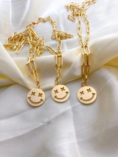 Mixed emotions is one of my favorite necklaces. It is 16 inches with a gold-filled charm. I love to wear it with the On a Roll necklace for a super cute look length: 16 inches Playful Gold Jewelry With Adjustable Chain, Everyday Hypoallergenic 14k Gold-filled Charm Necklaces, Trendy Yellow Gold Charm Necklace For Everyday, Trendy 14k Gold-filled Charm Necklace With Adjustable Chain, Trendy Personalized Everyday Charm Necklace, Playful Gold Necklaces With Charms, Gold Hypoallergenic Charm Necklaces For Everyday, Trendy Gold Charm Necklace For Best Friend, Everyday Gold Hypoallergenic Charm Necklaces