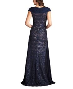 About The Brand:This gown is adorned with intricate paillette embroidery which sparkles elegantly under the light. Floor-length Evening Dress With Intricate Embroidery, Embroidered Evening Dress For Formal Occasions, Formal Embroidered Evening Dress With Fitted Bodice, Glamorous Formal Evening Dress With Embroidery, Evening Gown With Embroidered Fitted Bodice, Elegant Embroidered Evening Gown, Embroidered Gown With Fitted Bodice For Evening, Elegant Lace Evening Dress For Reception, Embroidered Lace Evening Gown