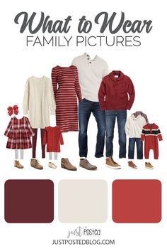 an image of what to wear family pictures