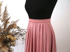 Ready to ship item, no need to waiting for production, can ship today! Description: Item Number #1575 Asymmetry silk skirt Waist size - 27 in (68 cm) Length - 45 in (115 cm) Waistband option - zipper Color - SA46 Dark Blush Please, keep in mind, measurements, noted in the listing, are of the READY MADE item (possible technical allowance on size about +-1-2 cm in main measurements). == Asymmetry silk SKIRT Amazing silk skirt is made of softest air wedding luxury silk - very airy fabric that creat Bridesmaid Skirt, Blush Skirt, Dark Blush, Bridesmaid Skirts, Women Skirt, Wedding Luxury, Skirt Women, Bride Accessories, Luxury Silk