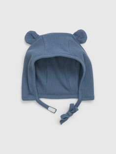 Baby First Favorites TinyRib Bear Hat | Gap Baby First Outfit, Knit Bonnet, Baby Bonnets, Bonnet Hat, Bear Hat, Bear Ears, Baby Carrier, Kids Hats