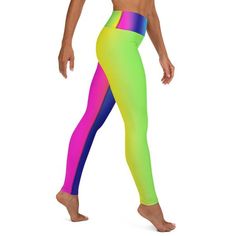 Hey, I found this really awesome Etsy listing at https://www.etsy.com/listing/712347274/neon-rainbow-yoga-pants-leggings Fitted Party Dress, Rainbow Fashion, Neon Rainbow, Workout Attire, Womens Leggings, Yoga Workout, Star Dress, Gym Leggings, The Cross