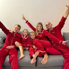 PRESALE Beautiful Family Matching Christmas Red Velvet Pajamas. We make beautiful, safe, BPA free, functional, and simply must have products with the care of your loved ones. These soft and comfortable, high quality clothes are red velvet , which is very cozy and warm. They are just perfect for Christmas Eve, for Christmas morning, for beautiful family pictures, as well as for comfortable sleep! When ordering the size , please check the measurements in picture to be sure(if you are not sure- my suggestion to go one size up) It is Embroidered with the name/middle/last/letter (your choice of personalization). *Gentle Machine wash, air dry. If you like to add a handwritten note to it, I will gladly attach it to the order! If you have any questions or ideas-please do not hesitate to contact me Festive Family Matching Red Sleepwear, Family Matching Red Christmas Sets, Family Matching Red Christmas Sleepwear, Red Christmas Pajama Party Set, Red Sleep Sets For Christmas, Family Matching Holiday Red Sleepwear, Red Family Matching Sleepwear For Sleepover, Red Holiday Sleepwear For Sleepover, Red Holiday Sleepwear For Sleepovers