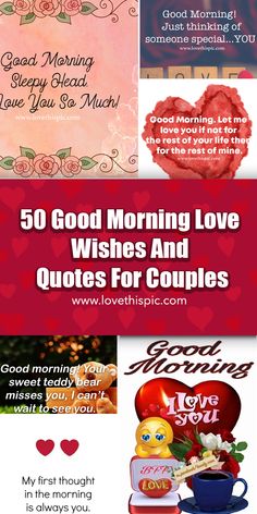 the top ten good morning love quotes and sayings for couples to share with each other