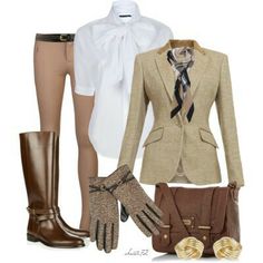 . Equestrian Style Outfit, Horseback Riding Outfits, Equestrian Chic, Mode Tips, Spandex Pants, Brown Blazer, Equestrian Outfits