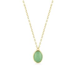 This stunning Minimalist Aventurine Gold Necklace will capture your heart with its unique design.  Wear this wonderful necklace all day, to be able to have warded off negative energies, remain centered, and attract success. This necklace is a perfect gift for yourself or someone else looking for a powerful energy piece to assist with creating balance in their lives. Feel your power lift, positive energies transcend, and watch your confidence skyrocket!  Crafted in sparkling Gold vermeil this gorgeous jewelry makes the perfect gift for any occasion. You can wear our skin-friendly marvelous Gold Vermeil Jewelry all your life cause it is a 3 microns thick layer of 24K solid gold on sterling silver, up to 6 times thicker than the average gold-plated jewelry found on the market.  👉 Qualified H Oval Jade Gold Necklace, Gold Aventurine Necklace With Gemstone, Gold Aventurine Gemstone Necklace, Attract Success, Necklace Birthstone, Gold Vermeil Jewelry, Powerful Energy, Jewelry Organizer Box, Engagement Ring Sizes