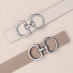 A petite-friendly belt. Classic, vintage-inspired ecru and taupe reversible leather belt with modern horsebit buckle. The perfect belt for dresses, denim, or coats, it comes in a range of sizes starting at XXS through XL. Horsebit Belt, Slim Calf Boots, Belt For Dresses, Slim Calves, Narrow Waist, Phone Items, Waist Belts, Piece Sign, Designer Belt