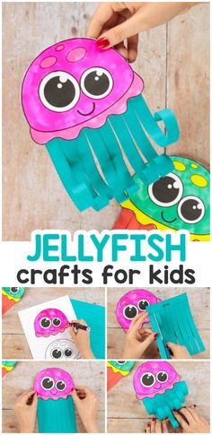 jellyfish crafts for kids that are fun and easy to make with the kids at home