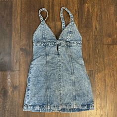 Worn Once - Was Just A Little Too Big For Me! So Cute Though! Redone Denim, Denim Mini Dress, Denim Mini, So Cute, Colorful Dresses, Special Occasion, Color Blue, Mini Dress, Womens Dresses