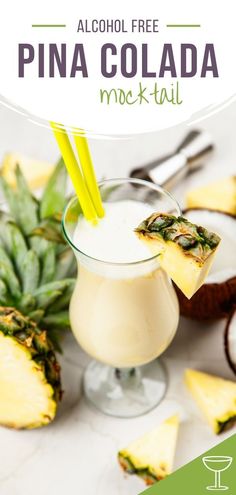 Easy Virgin Pina Colada Mocktail Recipe - Mama Loves A Drink | Recipe | Alcohol free cocktail recipes, Pina colada mocktail, Mocktail recipe . #Alcohol_Free #Reduce_Food_Waste #Food_App #Grocery_Lists Pina Colada Recipe Non Alcoholic, Virgin Cocktail Recipes, Pina Colada Cocktail Recipe, Colada Drinks, Pina Colada Mocktail, Pina Colada Cocktail, Virgin Pina Colada, Alcohol Free Cocktails, Mocktail Drinks