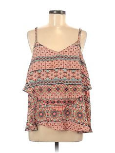 Torrid Sleeveless Blouse Size: Medium Tops - used. 100% Polyester | Torrid Sleeveless Blouse: Pink Tops - Size Medium Plus Pink Tops, Sleeveless Blouse, Second Hand Clothes, Do Good, Clean Out, Thrift Store, Fun Things To Do, Sleeveless Top, Womens Tops