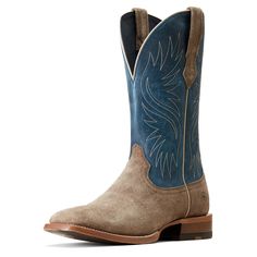 The compliments will fly when you step out in this statement boot. The suede hippo print adds a nice texture to an otherwise classic cowboy boot. Extra cushioning and support keeps you comfortable in the stirrup or going downtown. Circuit Rockridge Western Boot | Product Features : 0 : 4LR™ lightweight stabilizing shank for support, 1 : TekStep provides toe-to-heel cushion, 2 : Full-grain leather foot and upper, 3 : Leather lining, 4 : Removable All Day Cushioning insole, 5 : X50™ midsole for co Western Suede Moto Boots For Ranch, Rugged Leather Work Boots For Rodeo, Rugged Leather Ranch Boots, Western Leather Boots For Outdoor, Western Style Leather Boots For Outdoor, Rugged Work Boots With Leather Sole For Rodeo, Western Suede Moto Boots With Snip Toe, Western Moto Boots With Leather Sole For Outdoor, Rugged Leather Boots For Rodeo