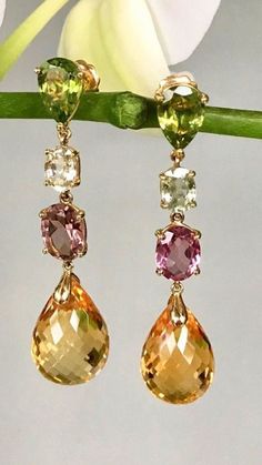 Genuine Natural Gemstone Earring Minimalist Jewelry Solid 14k Yellow Gold Drop Multi Stone Diamond Rainbow Stone Earring Christmas Gift ≫ Features * Material : 14k & 18k Gold With Stamped * Gemstone : Morganite * Multi Stone Earring * Drop Earring * 14K Solid Yellow Gold, ( Available in 14K & 18K Yellow, Rose, and White Gold ) * Option available in 18K Gold * Earring Size : Width 15 X 20 MM * All size available * Ready to Ship in 1-2 Weeks ≫ FAQ below for more detail. ✦ Sizing We can adjust most Luxury Multicolor Gemstones For Jewelry Making, Luxury Elegant Gemstone Earrings, Luxury Gemstone Earrings For Everyday, Luxury Modern Multi-stone Gemstones, Luxury Gold-plated Multi-stone Earrings, Luxury Gold Plated Multi-stone Earrings, Luxury Multi-stone Gold Plated Earrings, Elegant Yellow Gold Pear-shaped Gemstones, Elegant Pear-shaped Yellow Gold Gemstones