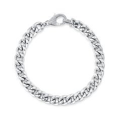 Shy Creation 0.25ctw 14K White Gold Diamond Link Bracelet White Gold Diamonds, Link Bracelets, Chain Bracelet, Special Events, Gold Diamond, White Gold, Bracelet, Chain, Gold