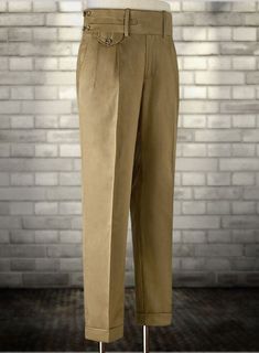 Popular, practical and timeless, the Double Gurkha Wool Trousers are all you need to ace your casual appeal this season. 
 
 The history of the Gurkha Trousers is deep-rooted in the alliance of the British and the elite fighting group of Nepal called Gurkhas, who were recruited in the British army after watching their bravery and ferocity in the 1814 Anglo-Nepalese War. Thus, the British military traditions that were modified specifically for use by the Nepalese gave birth to the Gurkha Trousers Classic Khaki Bottoms, Classic Khaki Full Length Bottoms, Classic Full Length Khaki Bottoms, Classic Khaki Pants, Classic Full-length Khaki Pants, Classic Full Length Khaki Pants, Classic Khaki Pants With Belt Loops, Classic Khaki Cargo Pants With Belt Loops, Grey Tweed Suit