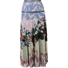 Arty Clothing, Model Rok, Travel Skirt, Valentino Designer, Colorful Skirts, Multicolor Skirt, Ankle Length Skirt, Pleated Maxi Skirt