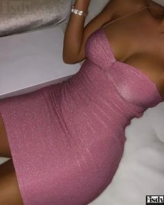 Fisdy - Mini Vestido Liso Bodycon Lentejuelas Tight Dress Outfit, Boujee Outfits, Looks Chic, Trend Fashion, Fancy Outfits, Girly Outfits, Fancy Dresses, Bodycon Mini Dress, Cute Casual Outfits