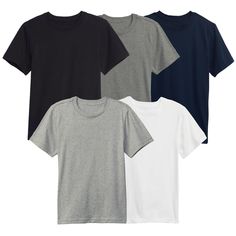 Boy's short sleeve crew neck tee features a premium soft cotton blen and a double stitched hem. Tee feathures stretch for added comfort, great for lounging or sports. Classic Soft-washed Short Sleeve T-shirt, Classic Soft-washed Solid T-shirt, Classic Soft-washed T-shirt, Target Clothes, Kids Clothes Boys, Crew Neck Tee, Boy Shorts, Boy's Clothing, Shirt Shop