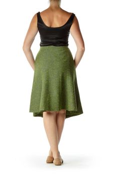 Brand: Nipon Boutique Material: Condition: Excellent Size: XXL (16) Category: Skirts A-Line Skirts Measurements: Hips 48", Length 25", Waist 36" Winter Green Non-stretch Skirt, Asymmetrical Green Skirt For Fall, Green Asymmetrical Skirt For Fall, Non-stretch Green Winter Skirt, Green Lined Skirt For Fall, Winter Non-stretch Green Skirt, Non-stretch Green Skirt For Winter, Green Skirted Skirt For Fall, Green Skirt For Fall