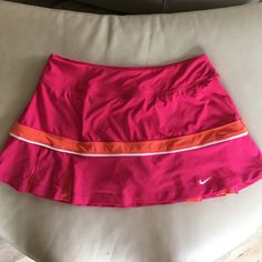 Sport Skirt With Build In Shorts. Dry Fit. Never Worn. Sporty Pink Skirted Bottoms, Pink Sporty Skirted Skort, Pink Sports Skirt With Lining, Sporty Pink Swim Skirt For Spring, Pink Sporty Lined Skort, Sporty Pink Skort, Casual Pink Swim Skirt For Sports, Pink Lined Sports Skirt, Pink Stretch Swim Skirt For Sports