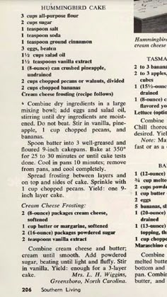 an old recipe book with instructions on how to bake the cake and what to use it