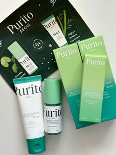 Love a good korean skincare 🫶🏼💚  #purito #puritoseoul #koreanskincare #koreanskincaretips #panthenol #glowcream #centellaasiatica Purito Skincare, Love A, Glowing Skin, Skin Care Routine, Seoul, Serum, Cream