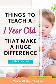 One Year Old Homeschool Curriculum, Lessons For One Year Olds, Teaching Words To One Year Old, One Year Old Developmental Activities, One Year Old Development Checklist, Activities For My One Year Old, One Year Old Craft Ideas, 1 Year Milestones, Year 1 Activities Teaching