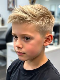 Boys Haircuts For Thick Hair, Edgy Boy Haircuts, Boys Haircut Trendy Straight Hair, Boys Haircut Straight Thick Hair, Boys Haircut Short On Sides Long On Top, 2024 Hair Trends For Boys, Boys Faux Hawk Haircut Kids, Boys Teen Haircut, Boys Spiked Haircut