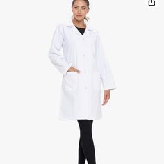 Natural Uniforms Unisex 40 Inch Lab Coat Long Sleeve Professional Medical Coat -3x Professional Long Sleeve Solid Outerwear, Professional Solid Long Sleeve Outerwear, Professional White Long Sleeve Outerwear, White Professional Long Sleeve Outerwear, Nurse Uniforms, White Lab Coat, White Coat Ceremony, Lab Coats, Safety Clothing