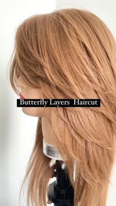 Volume Butterfly Layers For Flat Hair, Hairstyles With Lots Of Layers, Long Layered Hairstyles For Round Faces, Multiple Layers Haircut, Feather Layer Haircut, Butterfly Layers Hair Long, Butterfly Cut Hair Long, Butterfly Layers Hair Medium, Butterfly Layers Hair