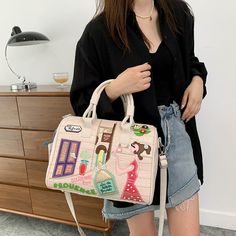 Shipping: Worldwide Express Shipping AvailableDelivery time: 🚚7-15Days Fast ShippingReturns: Fast refund,💯100% Money Back Guarantee.Handbags Type: Shoulder BagsTypes of bags: Shoulder & Crossbody BagsMain Material: PULining Material: PolyesterShape: BostonPlace Of Origin: HE BEI ProvincePlace Of Origin: HE BEI ProvinceOrigin: Mainland ChinaCN: HebeiHardness: SOFTPattern Type: AlligatorInterior: Interior Zipper PocketExterior: Silt PocketOccasion: VersatileClosure Type: zipperGender: WOMENStyle Handheld Travel Bag For Daily Use, Spring Travel Bag Portable, Portable Spring Travel Bag, Pink Portable Satchel For Daily Use, Portable Pink Satchel For Daily Use, Rectangular Satchel For School In Spring, Trendy Beige Shoulder Travel Bag, Spring Travel Bag, Rectangular Spring School Satchel