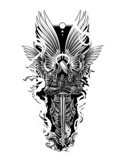 Side Wrist Tattoos, Angel Warrior, Angel Tattoo, First Tattoo, Angel Tattoo Men, Wrist Tattoos, Tattoos For Guys, Tattoo Designs