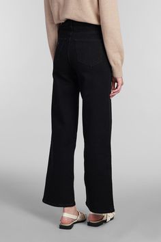 Andi Jeans in black cotton, flap closure, belt loops, five pockets, back patch logo, 99% cotton, 1% elastan, Made in TunisiaGender: WomenMaterial: COTTONColor: BlackMade in: ITProduct ID: 402391_J1635*Import tax/duty will be calculated at checkout (If applicable) Modern High Rise Black Jeans, Chic Black Jeans With Standard Cut, Chic Black Jeans With Standard Cut Leg, Black Elastane Jeans For Fall, Black Casual Elastane Jeans, High-waist Black Elastane Jeans, Black High Rise Elastane Jeans, Black High Waist Elastane Jeans, Chic Black Jeans