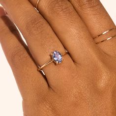 Ballet Society Sapphire Ring, Oval | Catbird Jewelry Catbird Jewelry, Oval Sapphire Ring, Designer Rings, The Ballet, Ring Oval, Personalized Rings, Fine Rings, Stacking Rings, Ring Designs